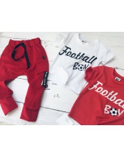 T-shirt Football czerwony r. 140