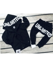 Spodnie chłopięce UNLIMITED r. 92-146 czarne