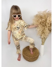 Komplet dziewczęcy Szopy w kwiatach  92-134