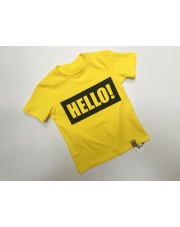 T-shirt chłopięcy HELLO! żółty Mimi 92-140